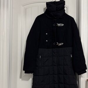 RD style Women's Black halfQuilted Jacket